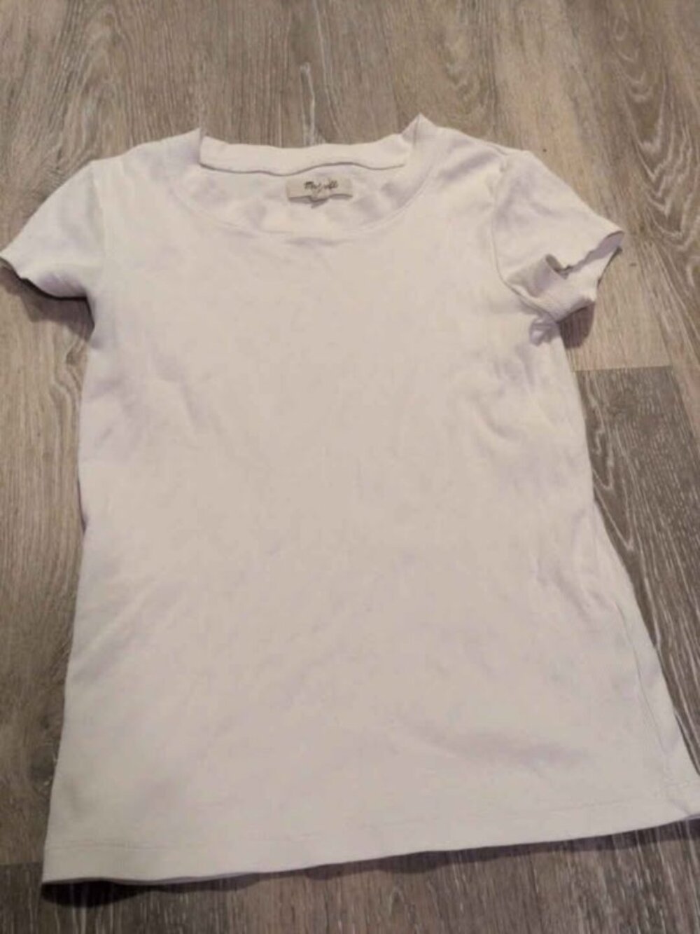 Madewell Ribbed Short Sleeve Tee xxs